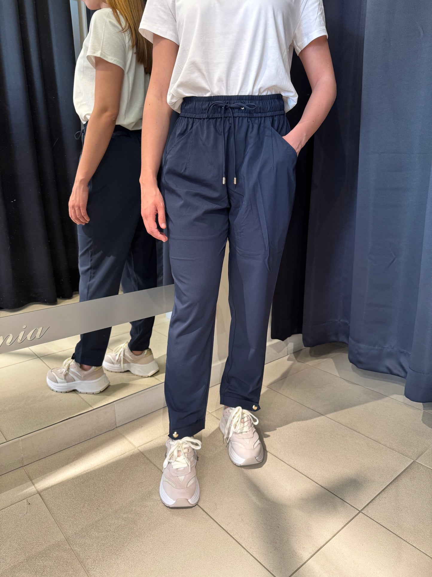 Pantalone Liu Jo Cropped Blu