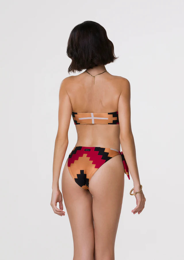 BIKINI FASCIA E SLIP NODI REGOLABILE COPRENTE GUARDA PAMPA