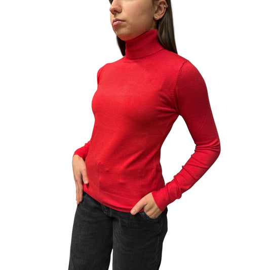 Dolcevita Rosso In Viscosa Vicolo