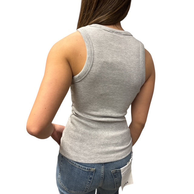 Canotta Vogatore JJXX A Costine Grigia