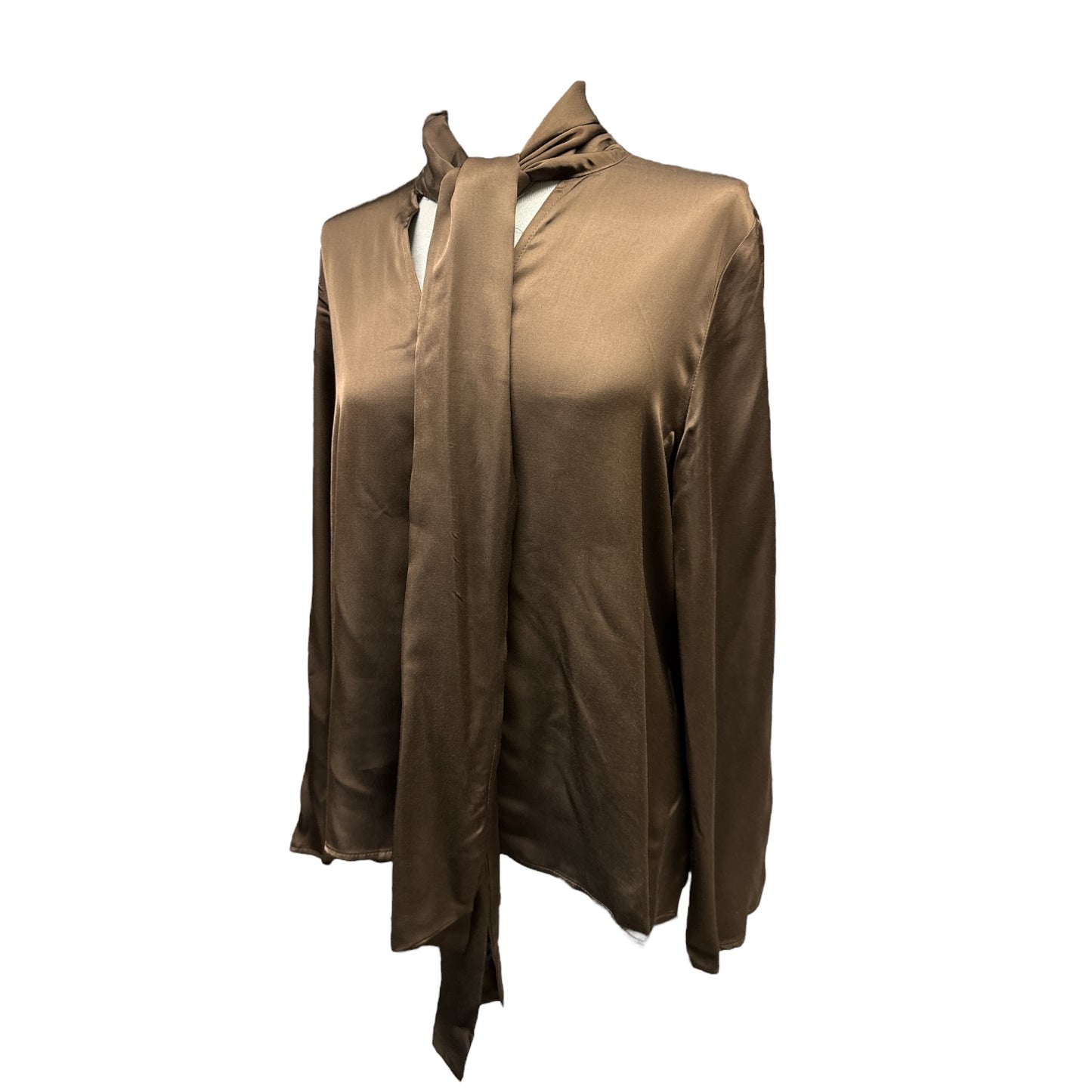 Blusa in Satin Con Scialle