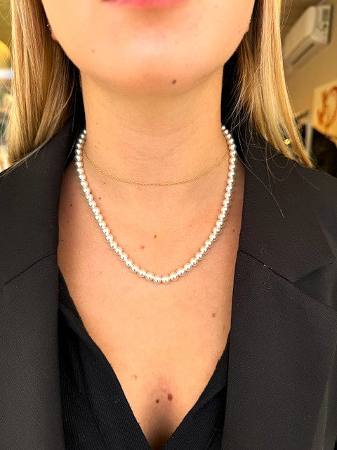 Collana Girocollo Perle Abbigliamento Armonia