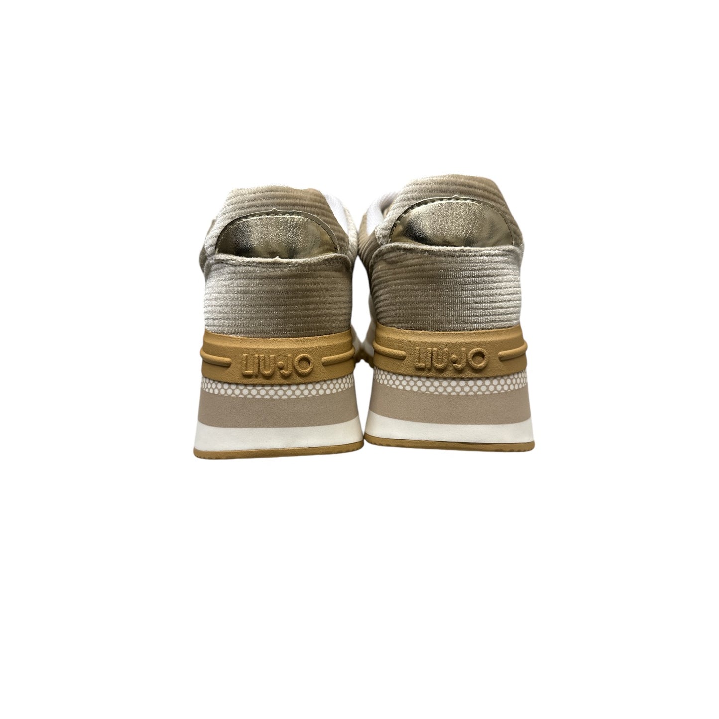 Sneaker Beige Liu Jo Pailletes e Velluto