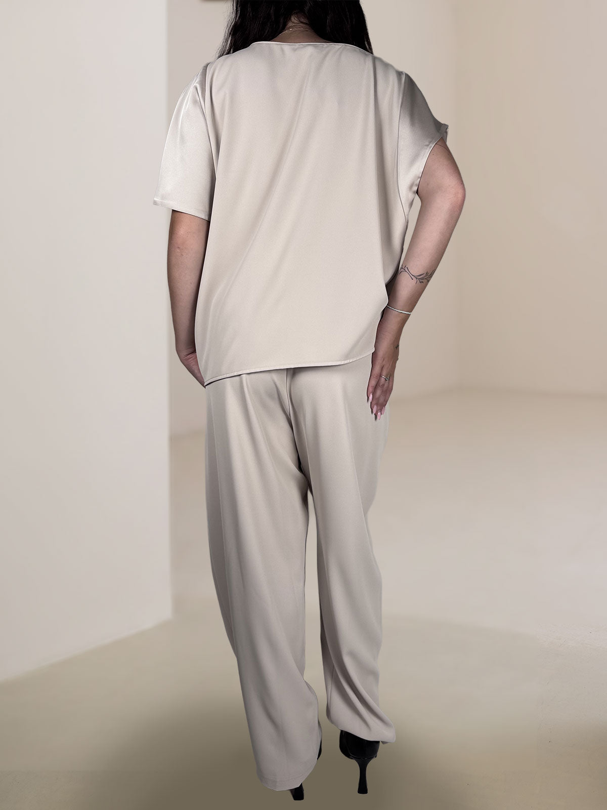 Completo Blusa + Pantaloni Susy Mix Burro