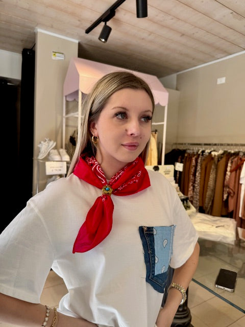 Bandana Foulard Vicolo Rossa