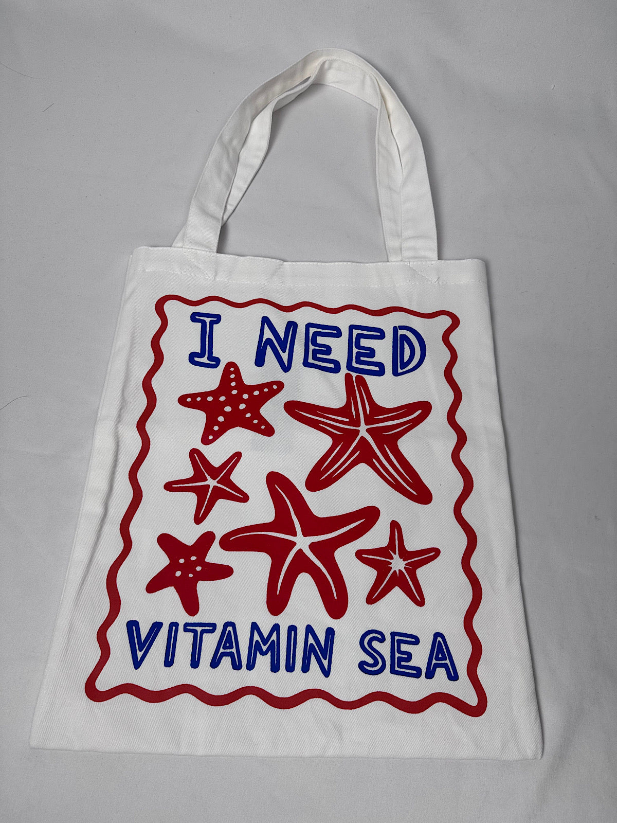 Tote Bag Stampa  "I Need Vitamin Sea" Armonia