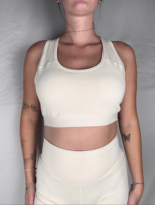 Top  Fitness Reggiseno Vicolo Vaniglia