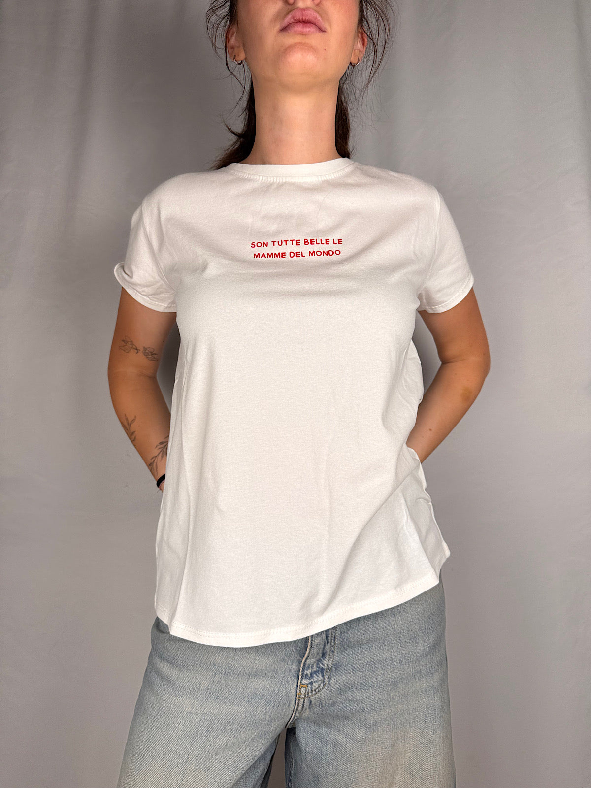 T-Shirt “son tutte belle le mamme del mondo” Vicolo Bianca