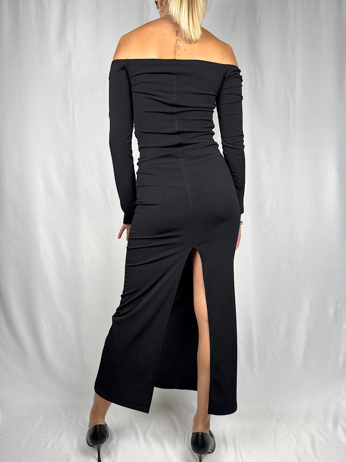 Abito Scollo Bardot Vicolo Nero