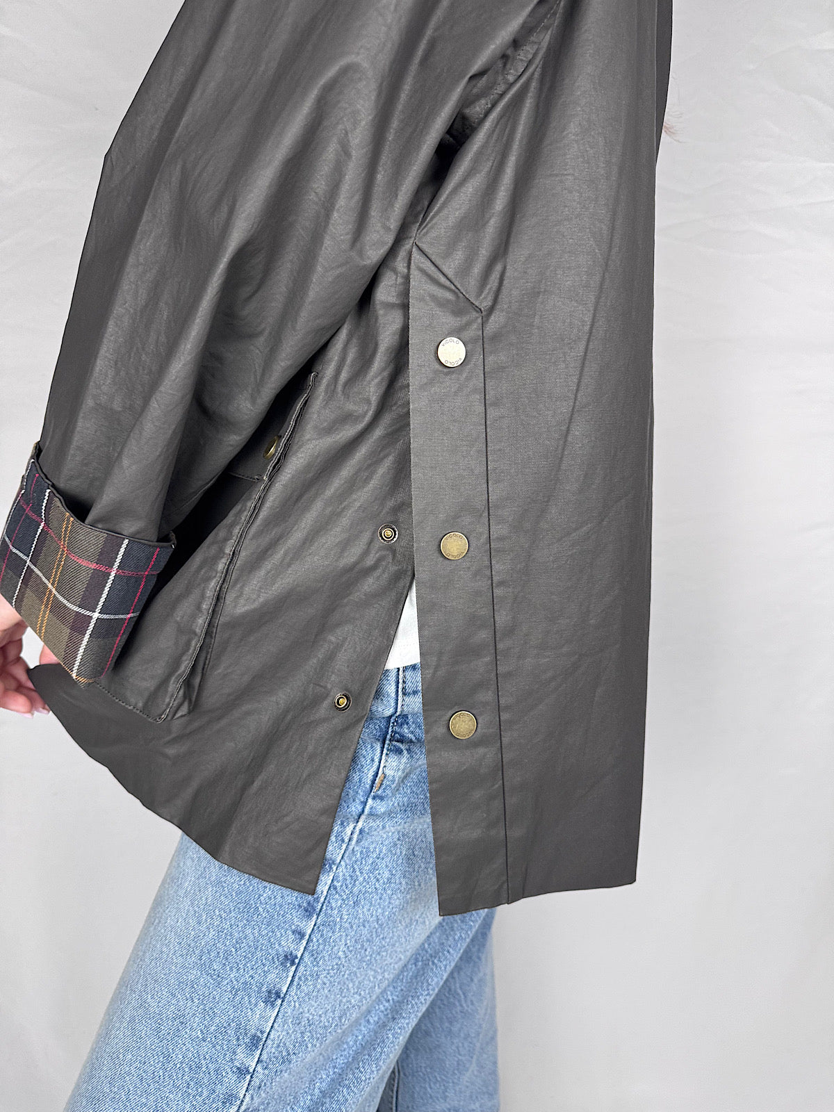 Trench Cerato Collo Velluto Vicolo Moro