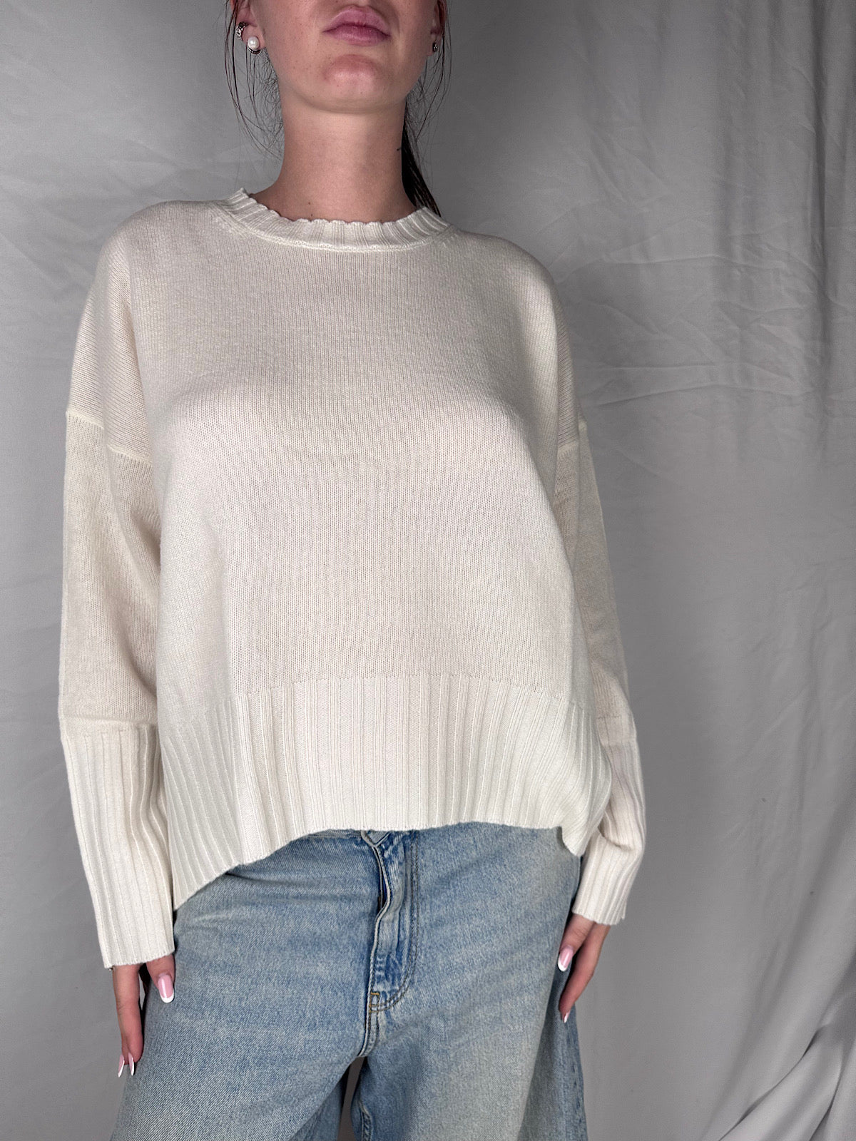 Maglia Girocollo Vicolo  Naturale