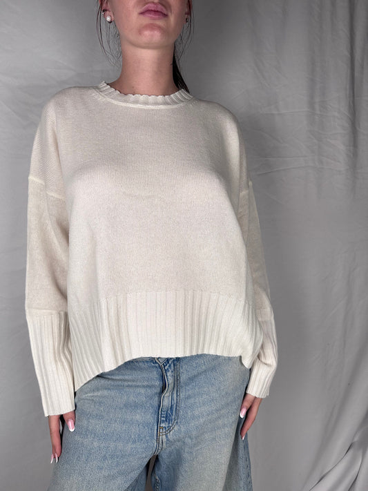 Maglia Girocollo Vicolo  Naturale