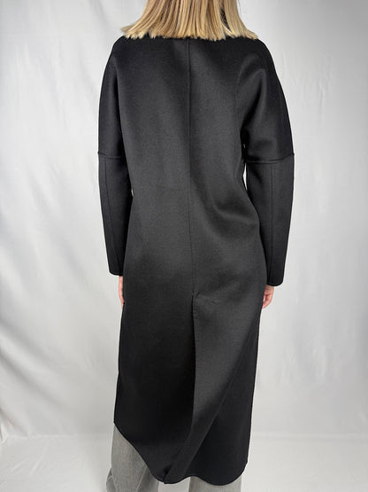 Capotto Lungo Vicolo Hand Made Nero