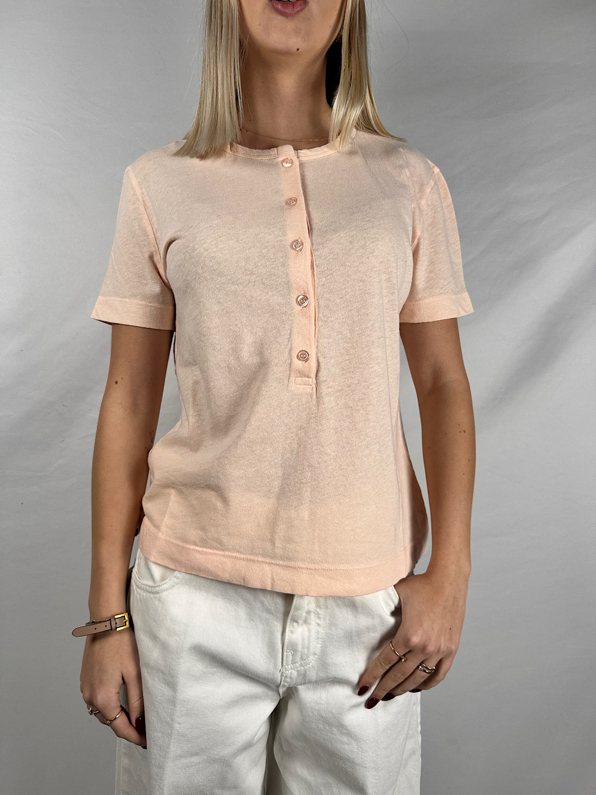 T-Shirt Serafino Rosa Vicolo