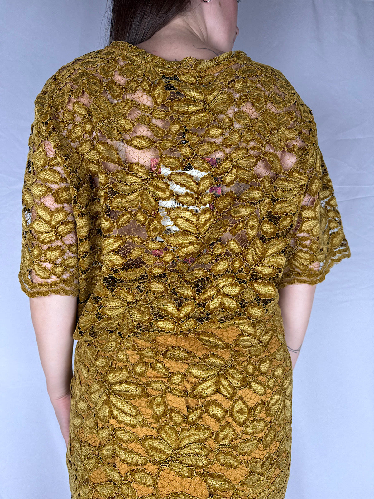 T-shirt Over Pizzo "Nomad" HaveOne Olio