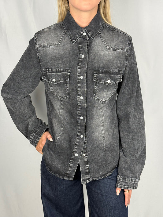 Camicia Denim SusyMix Grigia