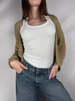Cardigan Lurex Vicolo Gold