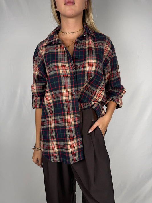 Camicia Checka Blu/Rosso