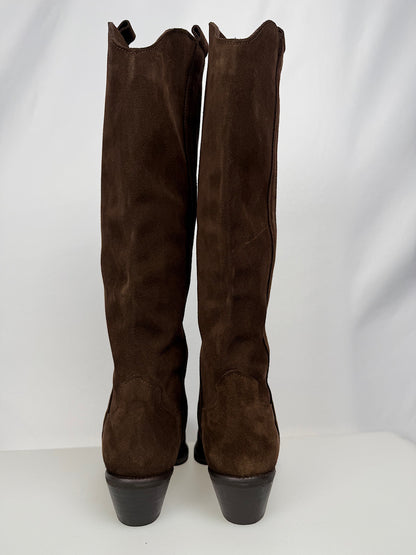 Texano Camoscio Divine Follie Moro