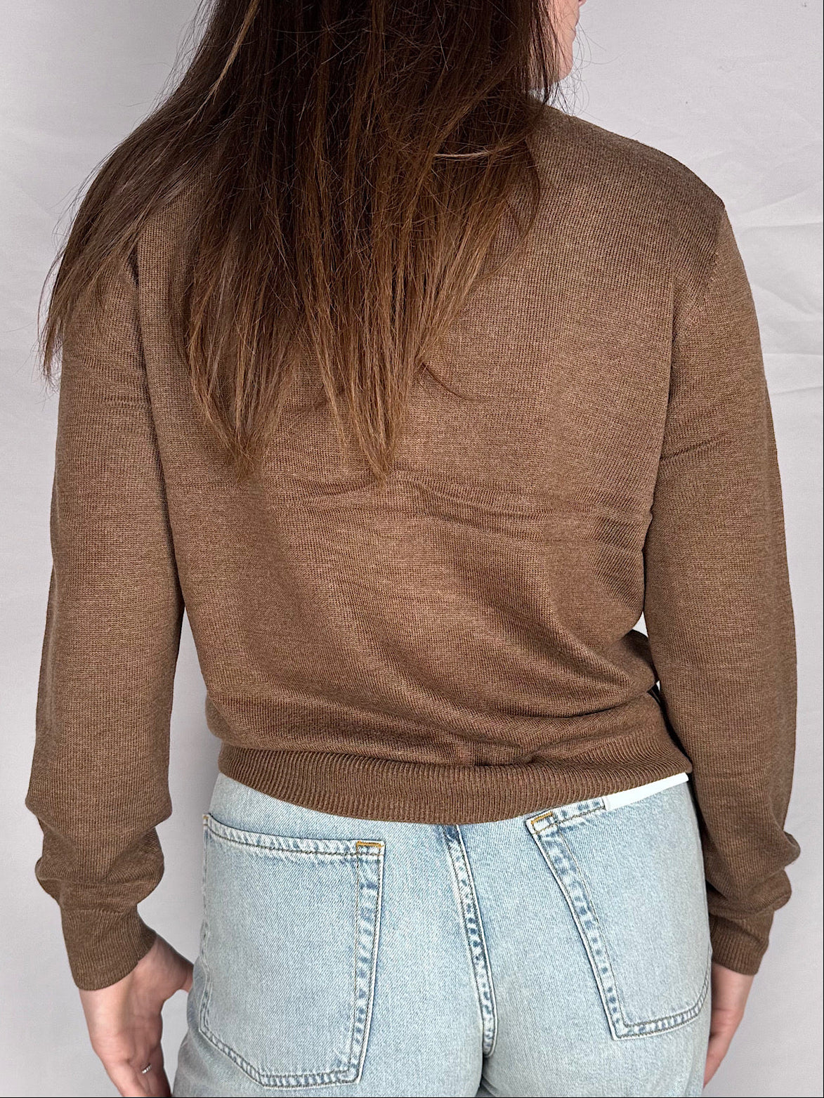 Cardigan Coreana Rombi Susy Mix Cammello
