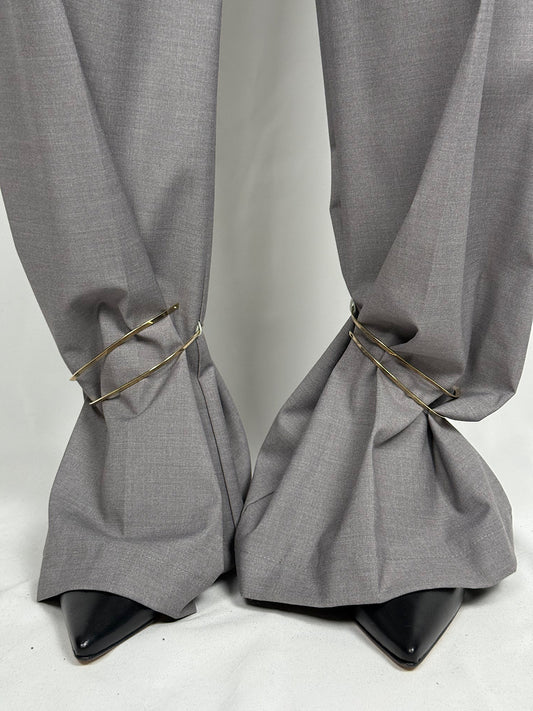 Pantalone Dettaglio Oro Vicolo Grigio