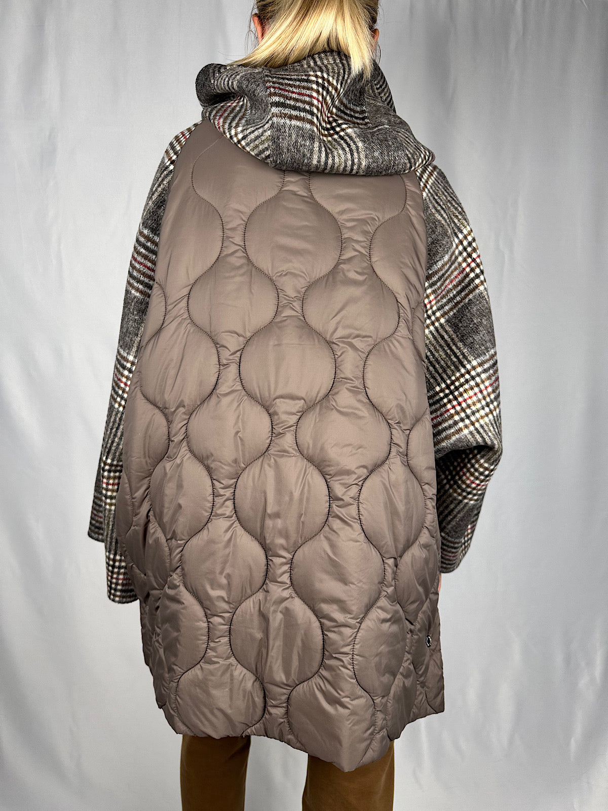 Trench Cappa A Quadri Vicolo