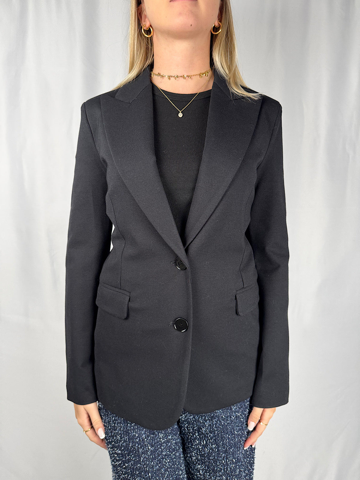 Giacca Punto Milano Nera Vicolo