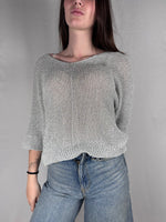 Maglia In Filo Lurex Armonia Silver