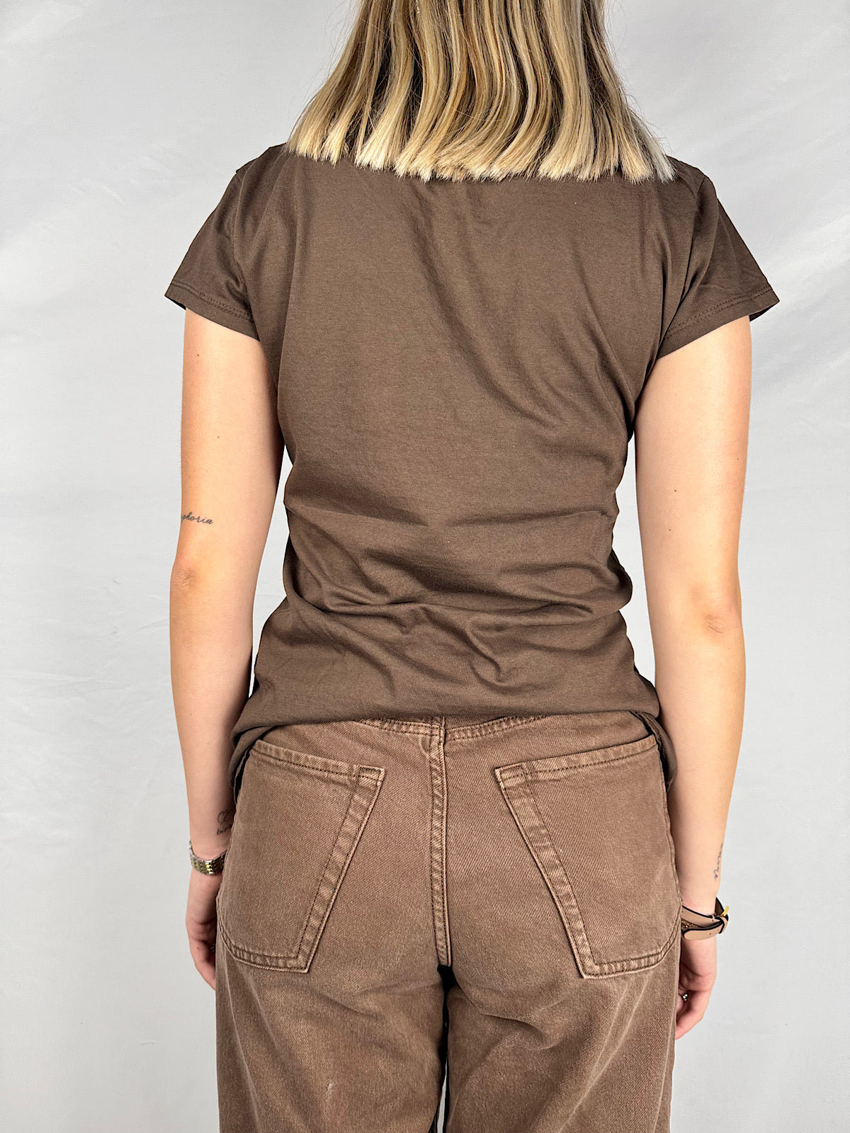 T-Shirt Basic Scollo a V Moro Susy Mix