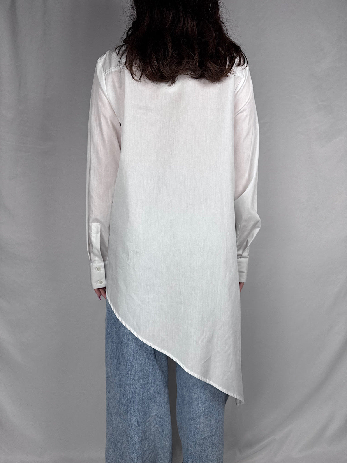Camicia Asimmetrica Vicolo Bianca