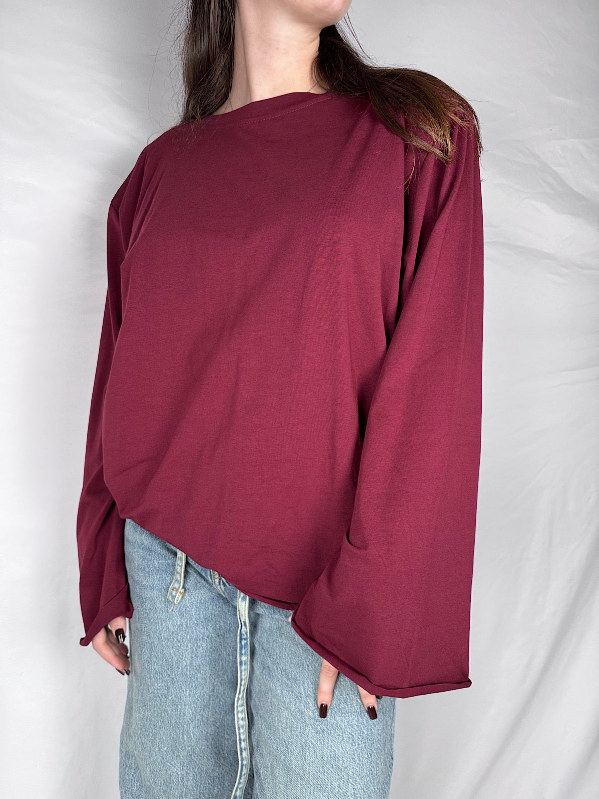 T-shirt Long Sleeve Armonia Bordeaux