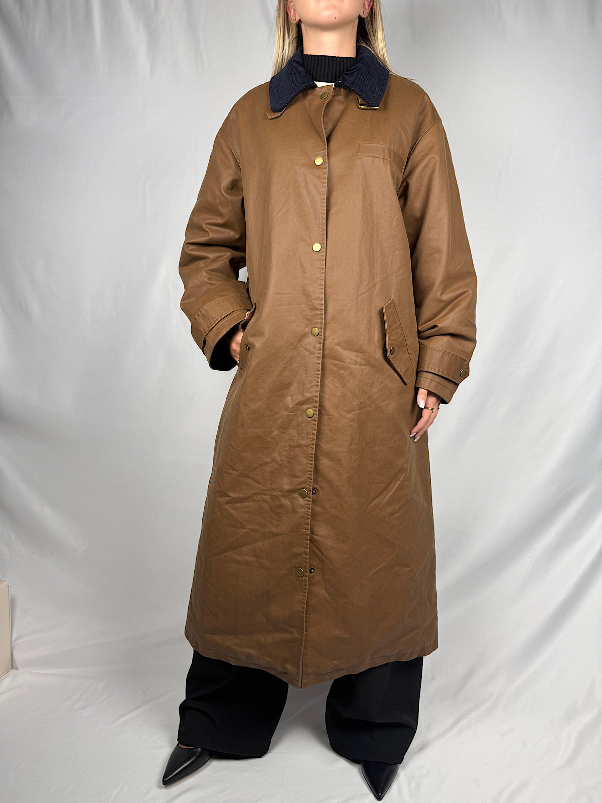 Trench Cerato Lungo  Armonia Marrone