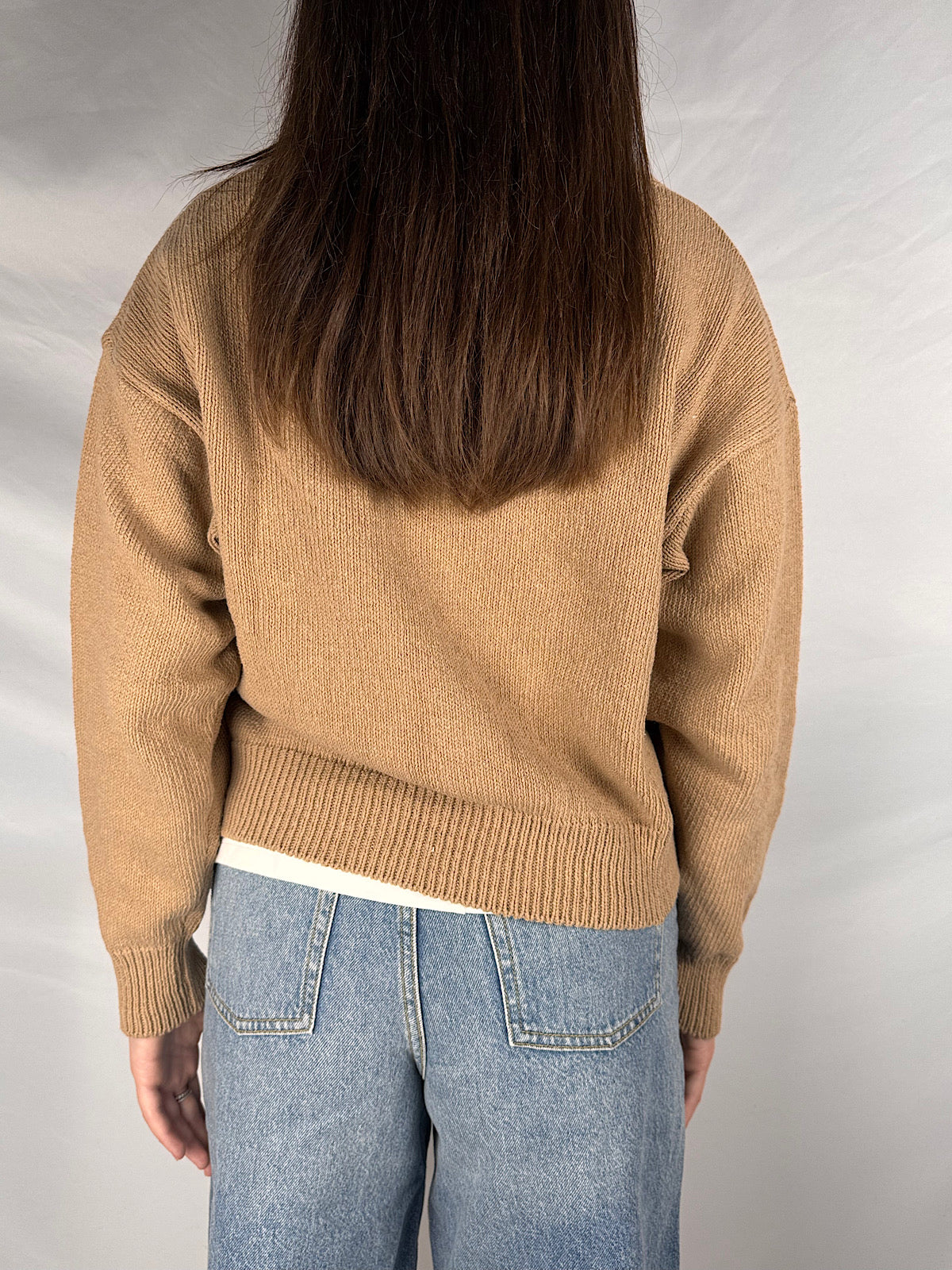 Cardigan Tre Bottoni Vicolo Cammello