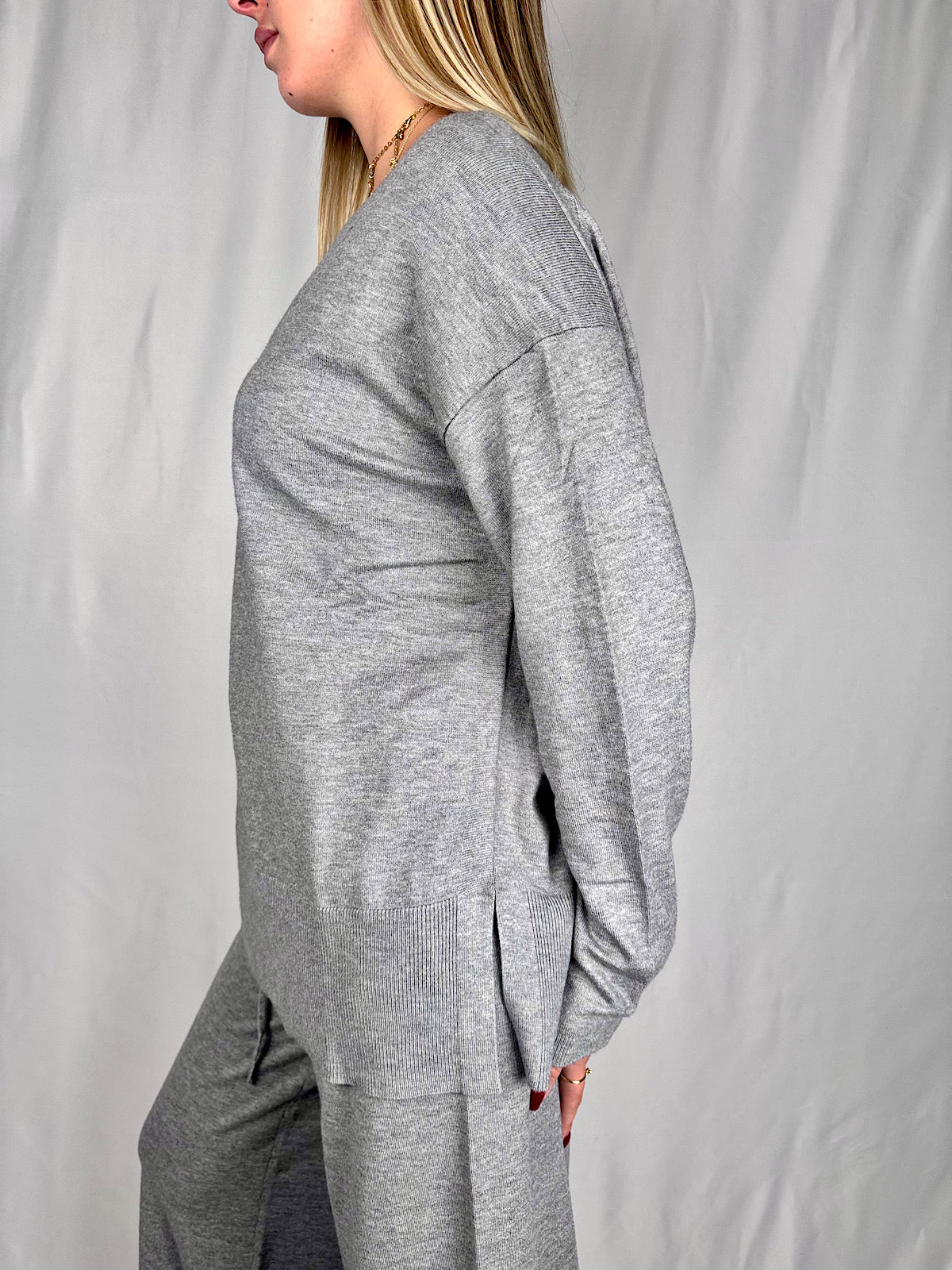Maglia Grigio Melange MarkUp