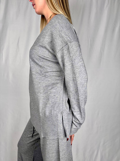 Maglia Grigio Melange MarkUp