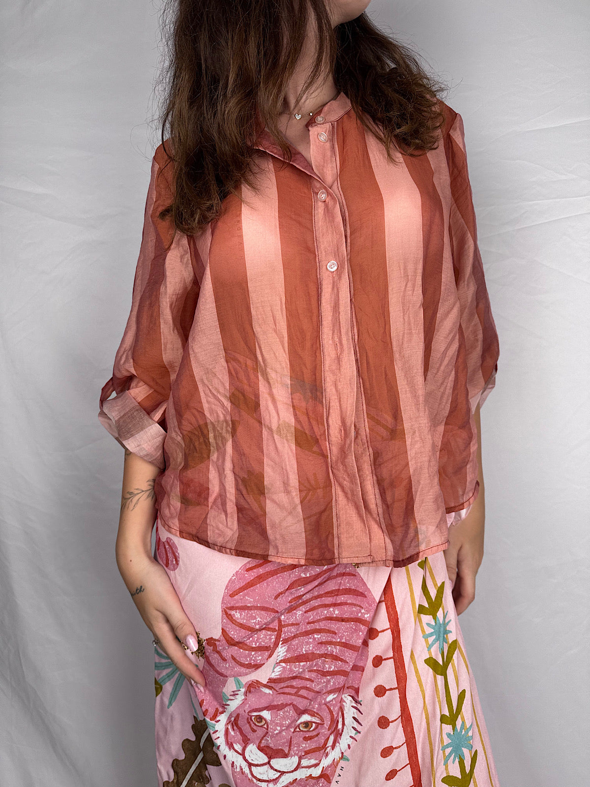 Camicia Riga HaveOne Cipria/Tabacco