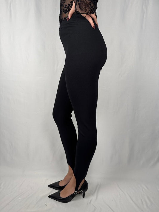 Leggins punto milano nero