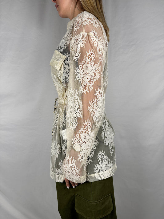 Camicia Sahariana Pizzo Vicolo Burro