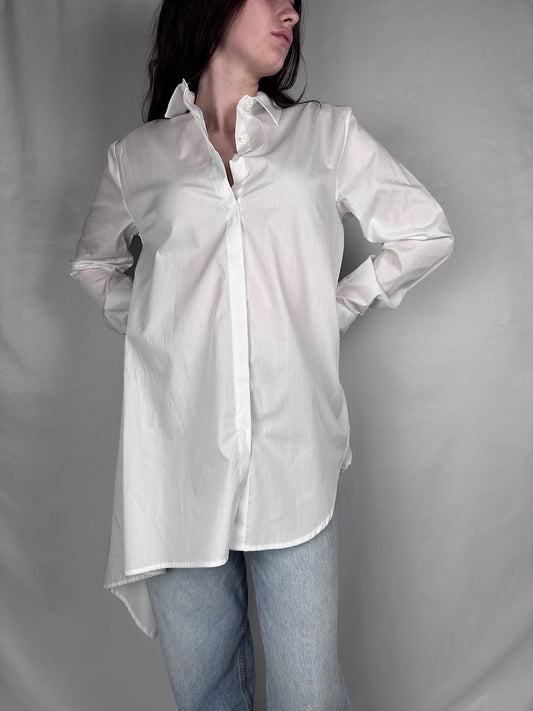 Camicia Asimmetrica Vicolo Bianca