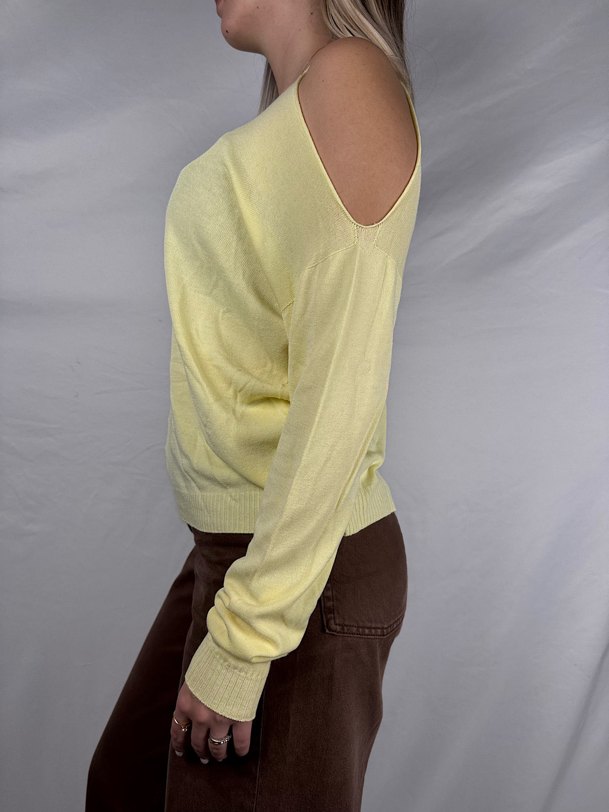 Maglia Cut Out Gialla Susy Mix