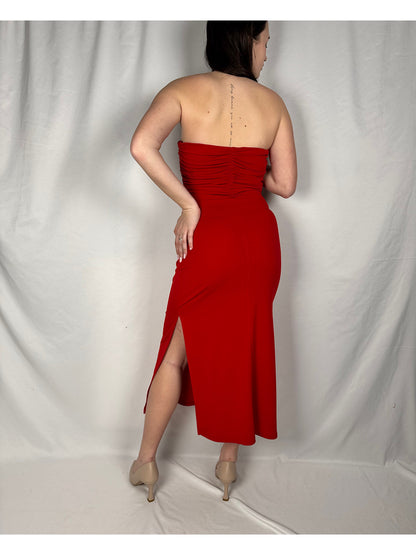 Abito Midi a Fascia Vicolo Rosso