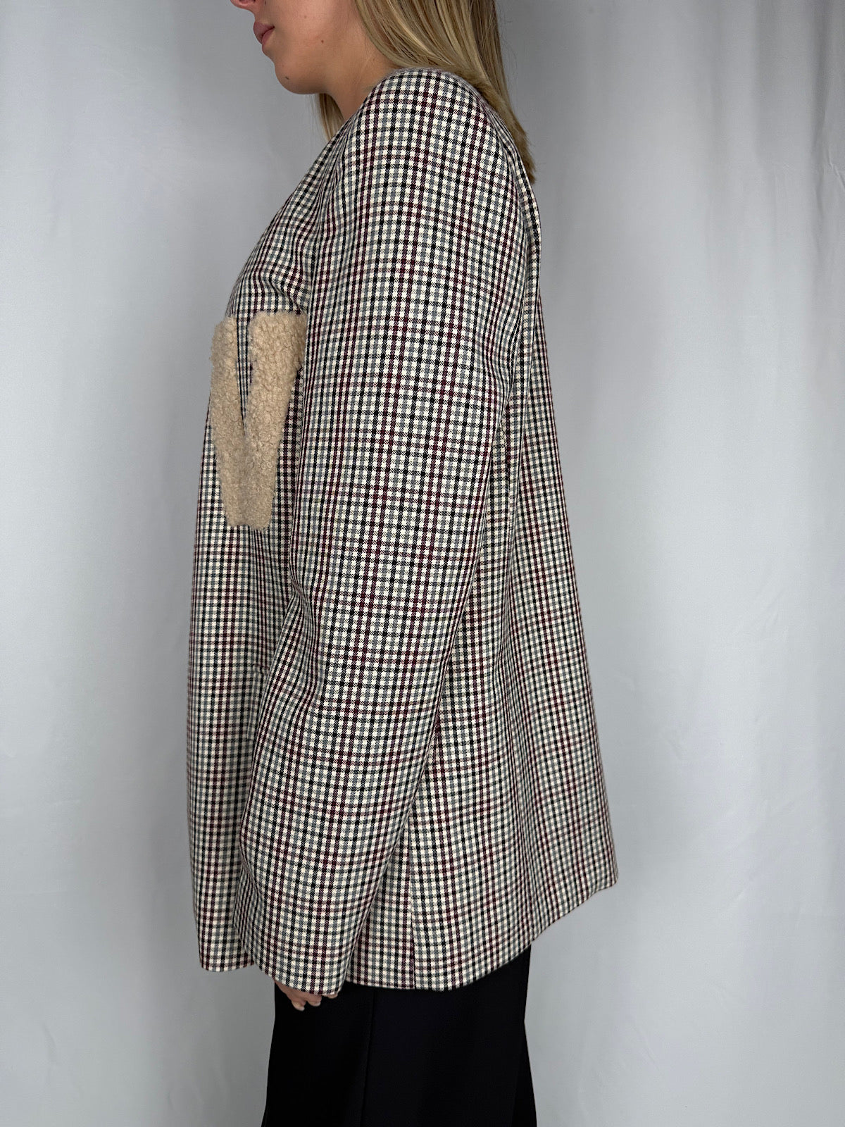 Giacca Check Jersey Vicolo