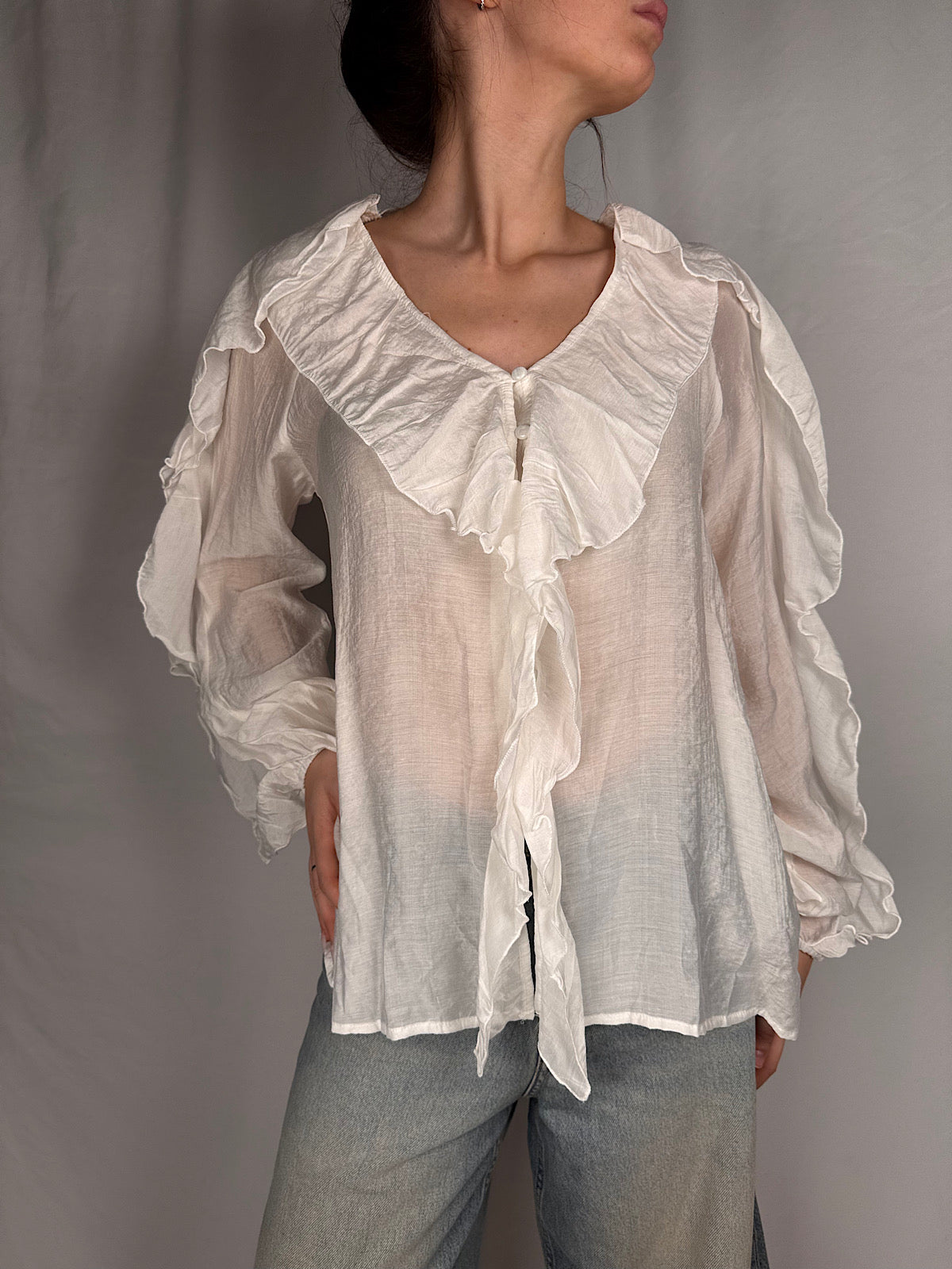 Camicia Con Gala Armonia Bianca