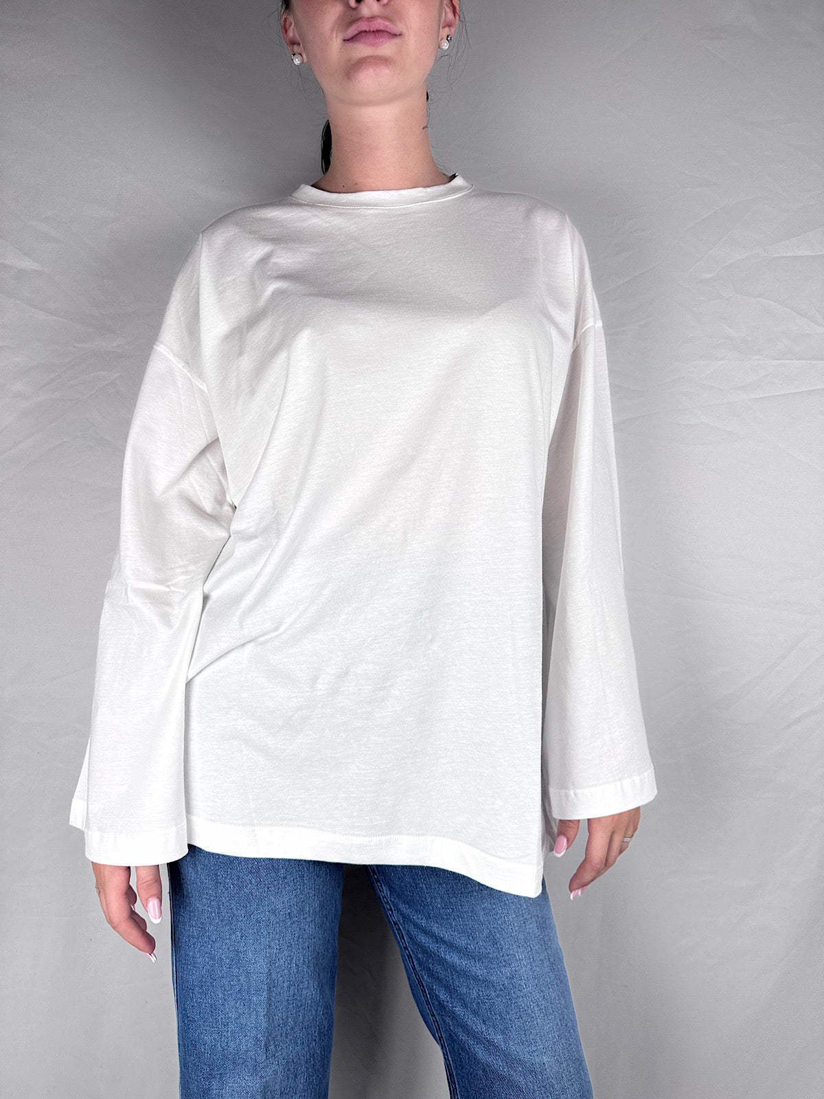 T-shirt Maniche Ampie Vicolo Naturale