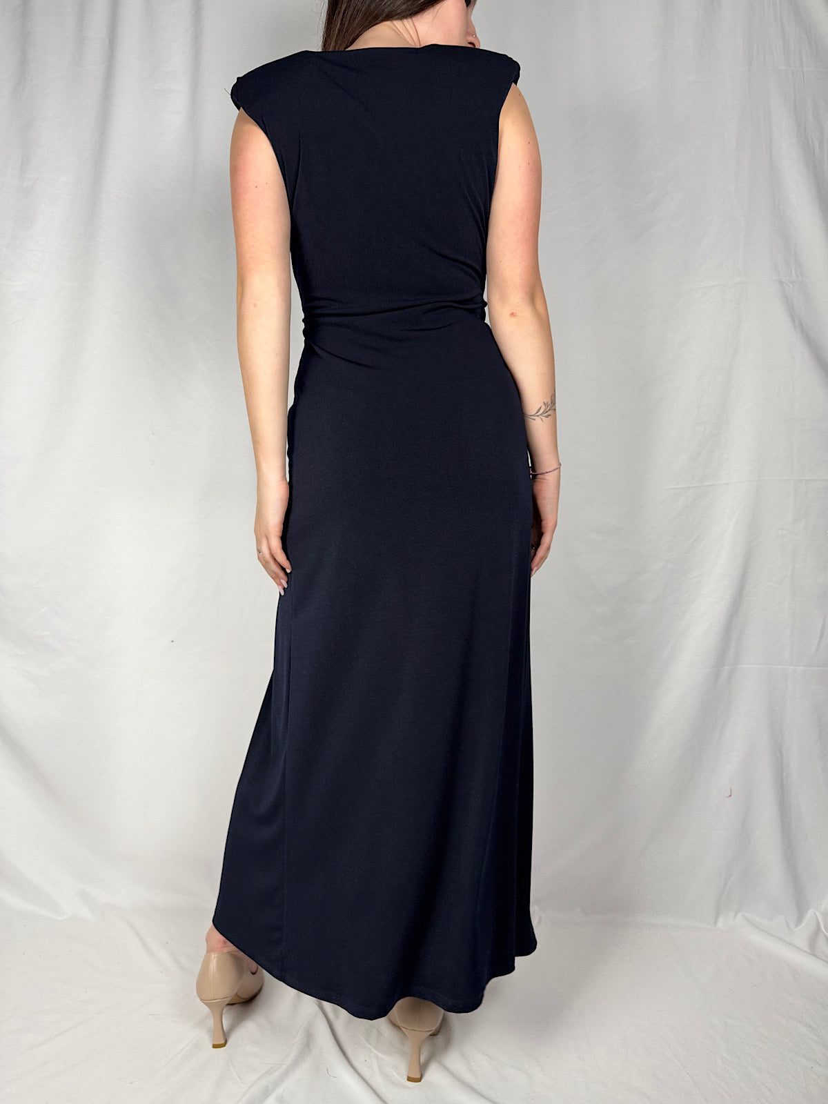 Abito Scollo a V Vicolo Blu Navy