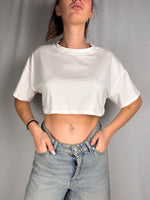 T-Shirt Crop Armonia Bianca
