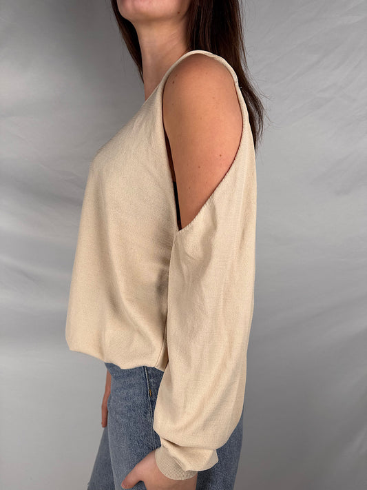 Maglia con Cut Out Spalle Vicolo Mandorla