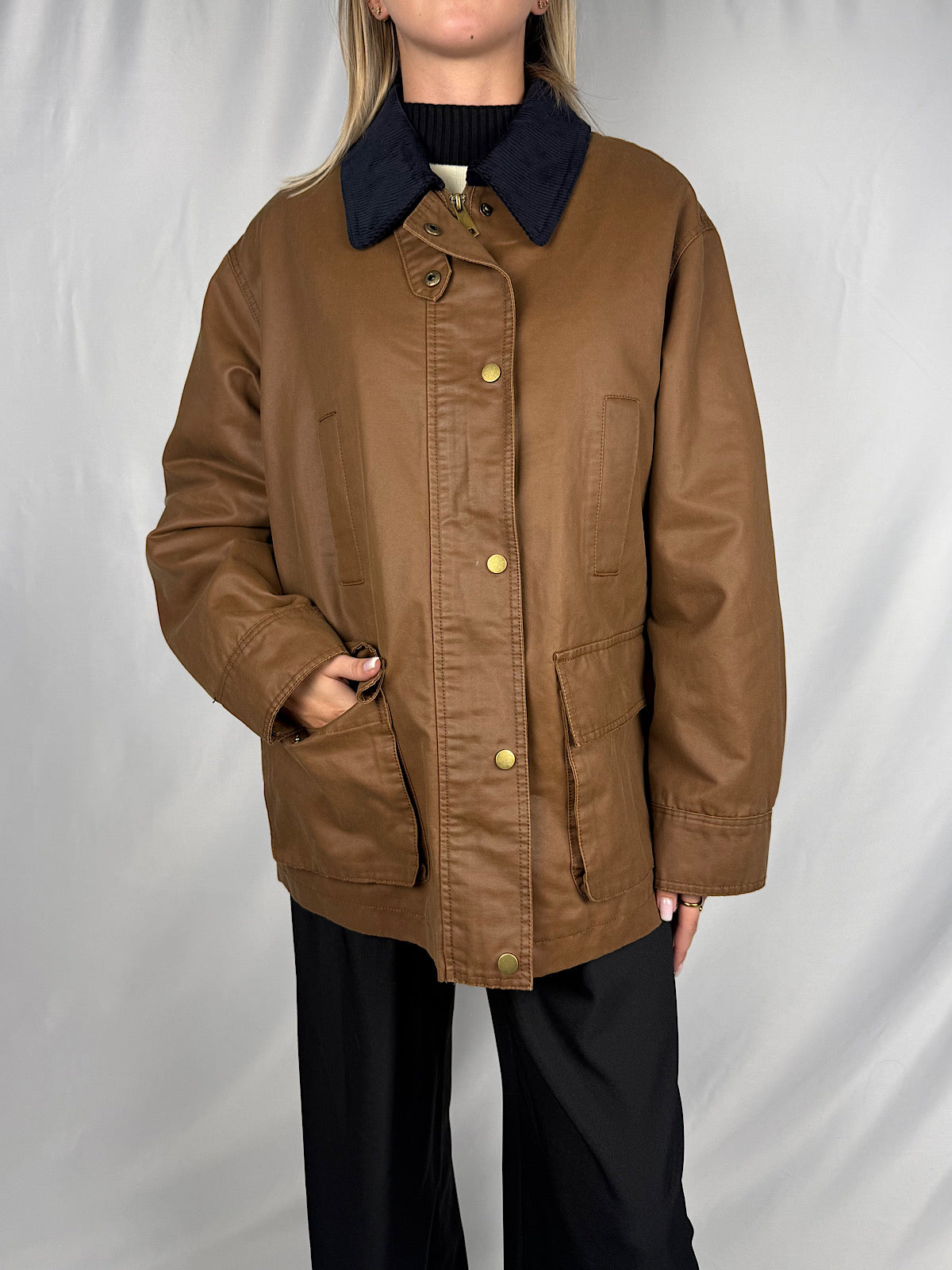 Giacca Corta Armonia Marrone