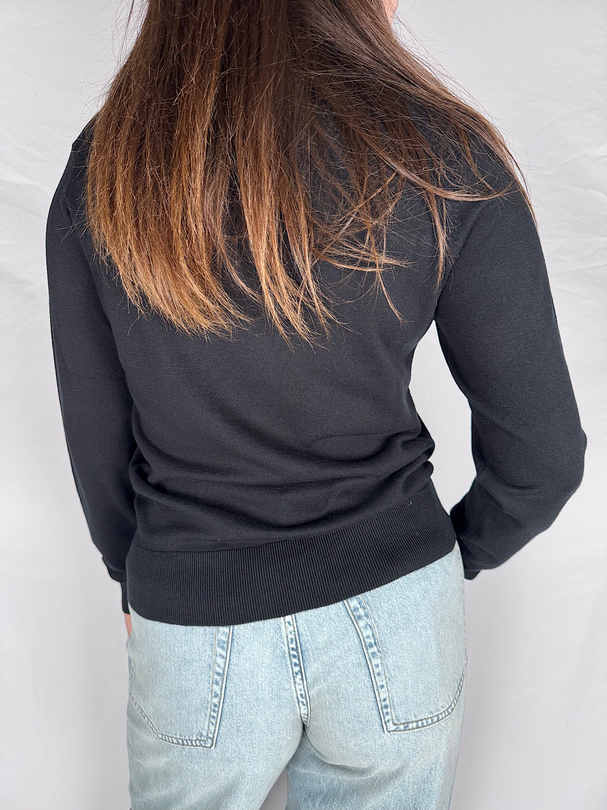 Polo Manica Lunga Markup Nero