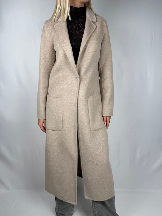Cappotto Lungo Vicolo Hand Made Beige